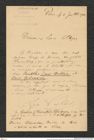 Nachlass Franz Steindachner, Brief von Lèon Louis Vaillant an Franz Steindachner (05.07.1904), Inv.Nr. 556.04, Seite 1